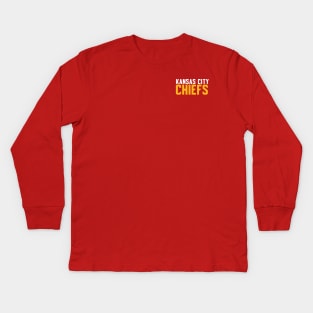 Kansas City Chiefs small logo Kids Long Sleeve T-Shirt